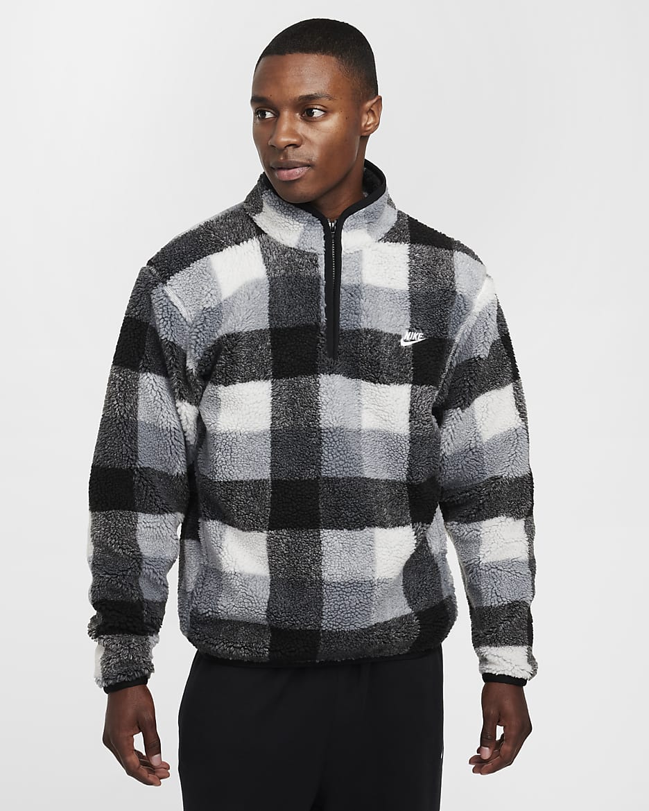 Nike Club Men's Winterized Half-Zip. Nike.com